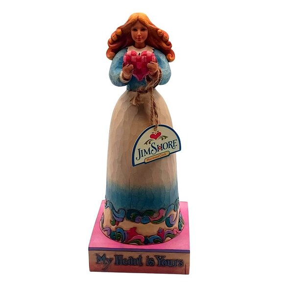 Jim Shore Heartwood Creek Girl Holding Heart "My Heart Is Yours" Figurine NWT - Picture 8 of 12